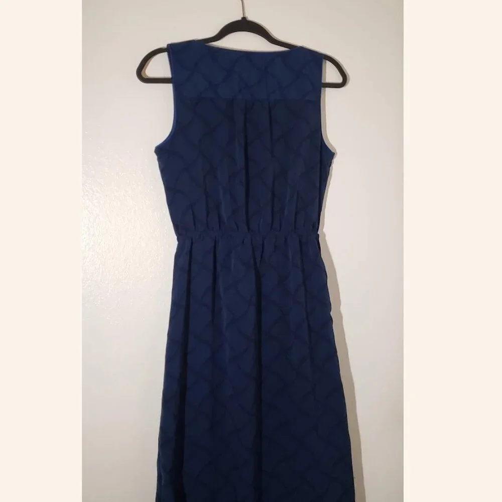 NEW Tommy Hilfiger Women's Long Maxi Dress Sleeveless Polo Size Small Black Blue